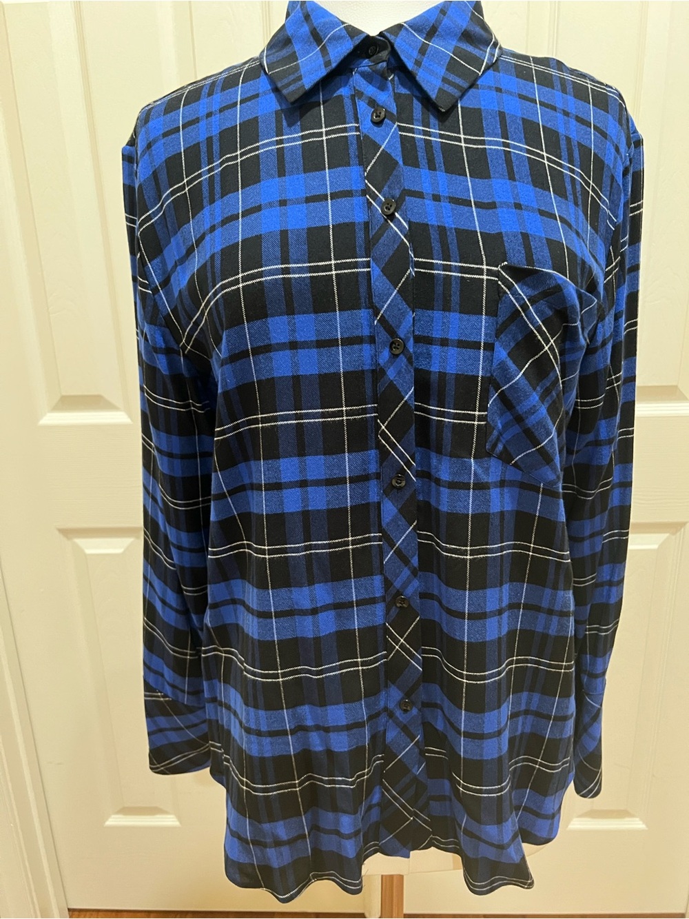 Alice+Olivia Women’s Flannel Blouse